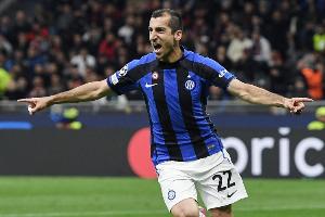 姆希塔良:国米改变不大但仍需要时间,我依然想要保持最佳状态
