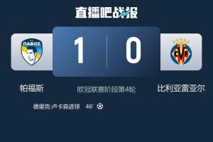 这是西甲第3?黄潜成帕福斯欧冠首胜背景板 首发身价是对方14倍