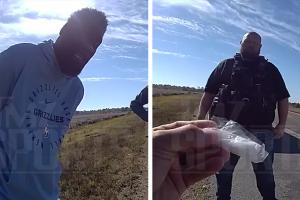 TMZ晒托尼-阿伦被捕执法记录仪 阿伦:我1米96 警车太挤了?