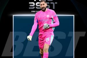 生涯首次获奖!官方:多纳鲁马当选FIFA2025年度最佳门将