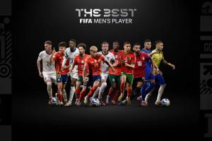 今年FIFA年度最佳球员前三:登贝莱、姆巴佩、亚马尔为本年度前三