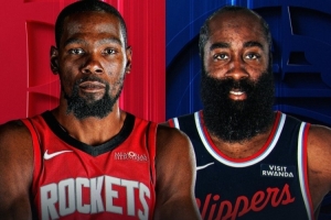 ?NBA官方预测火船战：历史得分榜第8的杜兰特vs第10的哈登