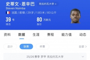记者:法国中锋恩辛巴接近浙江队,俱乐部还在推进朴镇燮