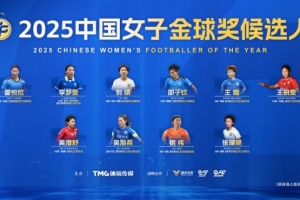 2025中国女子金球奖10人候选名单：王霜、张琳艳领衔，霍悦欣入选