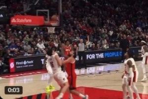 全力肉搏!亚当斯自媒体调侃杨瀚森:欢迎来到NBA??
