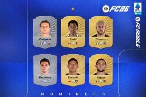 意甲1月最佳球员候选：戴维、迪马尔科、拉比奥特在列