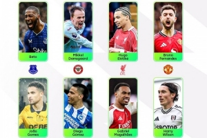 英超第28轮最佳球员候选:埃基蒂克、B费、加布里埃尔在列