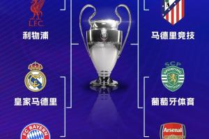 欧冠奖金:拜仁9661万镑第1 红军9413万超枪手第2 皇马第5巴萨第6