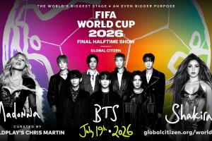 历史首次!TA:麦当娜 夏奇拉 BTS世界杯决赛中场秀无偿演出
