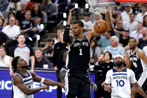 周五竞彩篮球强档:马刺力争终结对手 森林狼期待抢七